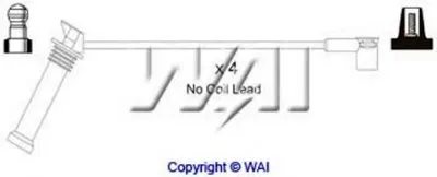 Комплект проводов зажигания WAIglobal купить