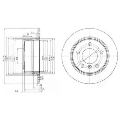 Тормозной диск DELPHI купить