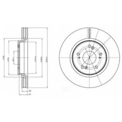 Тормозной диск DELPHI купить