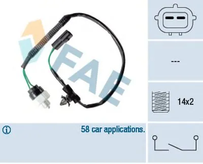 Выключатель, фара заднего хода FAE купить