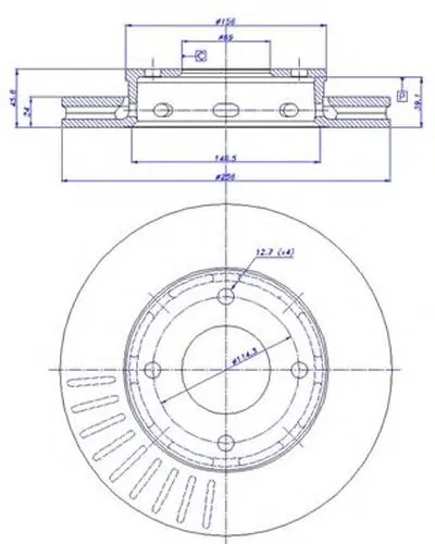 Тормозной диск CAR купить