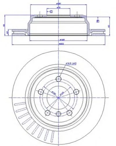 Тормозной диск HC CAR купить
