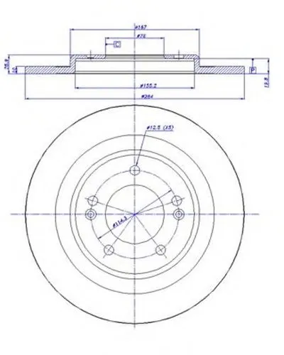 Тормозной диск HC CAR купить