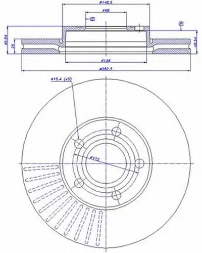 Тормозной диск HC CAR купить