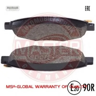 Комплект тормозных колодок, дисковый тормоз Anti-Noise MASTER-SPORT купить