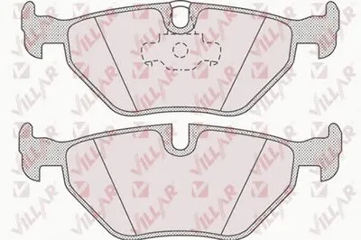 Комплект тормозных колодок, дисковый тормоз VILLAR купить