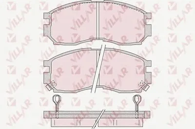 Комплект тормозных колодок, дисковый тормоз VILLAR купить