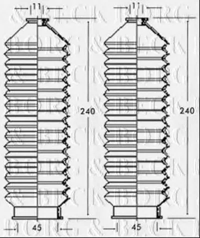 Пыльник, рулевое управление BORG & BECK купить