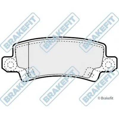 Комплект тормозных колодок, дисковый тормоз Brake Fit APEC braking купить