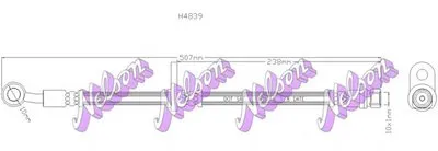 Тормозной шланг BROVEX-NELSON купить