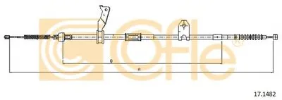Трос, стояночная тормозная система COFLE купить