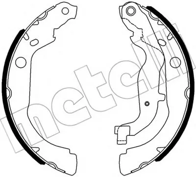Комплект тормозных колодок METELLI купить