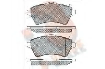 Комплект тормозных колодок, дисковый тормоз R BRAKE купить