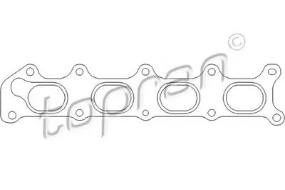 Прокладка, выпускной коллектор TOPRAN купить