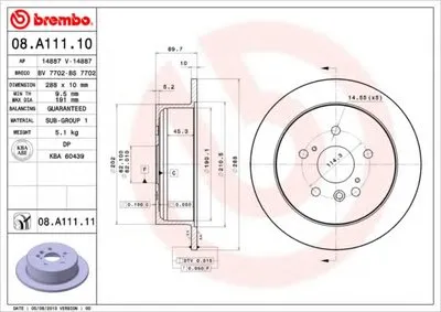 Тормозной диск COATED DISC LINE BREMBO купить