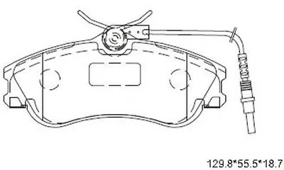 Комплект тормозных колодок, дисковый тормоз ASIMCO купить