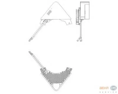 Регулятор, вентилятор салона BEHR HELLA SERVICE HELLA купить