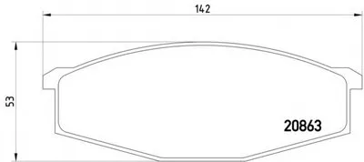 Комплект тормозных колодок, дисковый тормоз HELLA купить