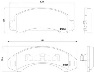 Комплект тормозных колодок, дисковый тормоз HELLA купить