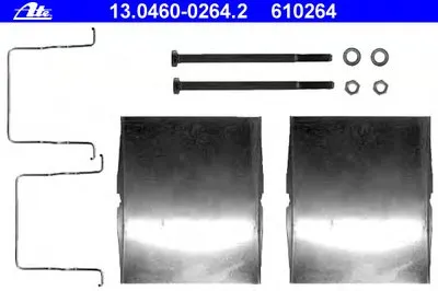 Комплектующие, колодки дискового тормоза ATE купить