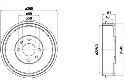 Тормозной барабан MINTEX купить