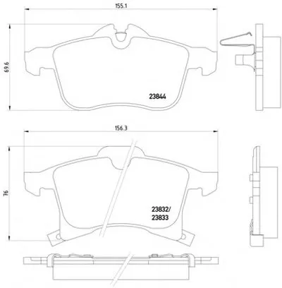 Комплект тормозных колодок, дисковый тормоз HELLA PAGID купить