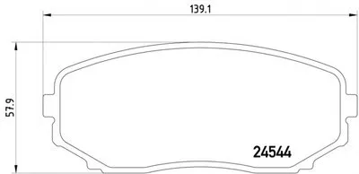 Комплект тормозных колодок, дисковый тормоз HELLA PAGID купить