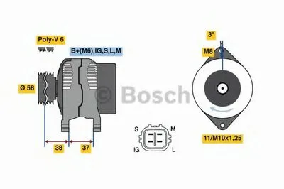 Генератор BOSCH купить