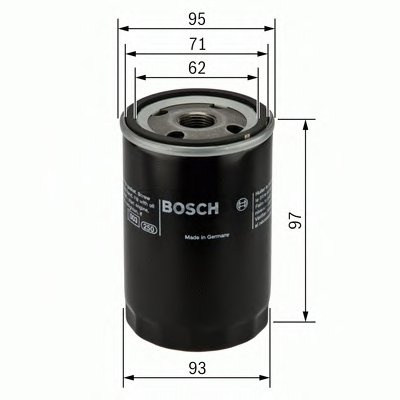 Фильтр масляный (пр-во Bosch)