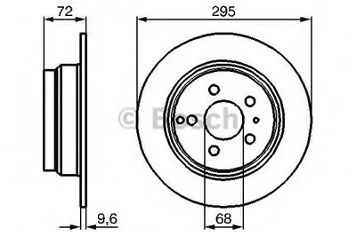 Тормозной диск BOSCH купить