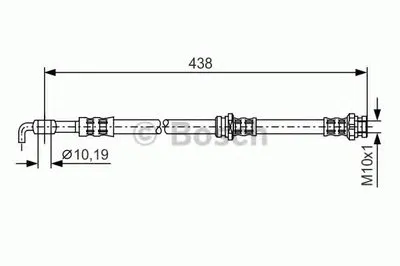Тормозной шланг BOSCH купить
