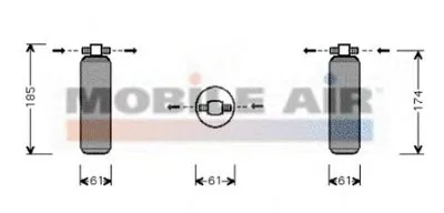 Осушитель, кондиционер VAN WEZEL купить