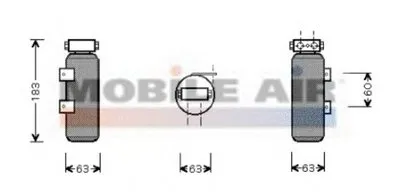 Осушитель, кондиционер VAN WEZEL купить