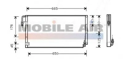 Конденсатор, кондиционер VAN WEZEL купить