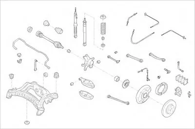 Подвеска колеса MONROE купить