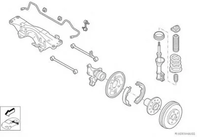 Рулевое управление; Подвеска колеса HERTH+BUSS JAKOPARTS купить