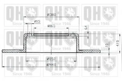 Тормозной диск QUINTON HAZELL купить
