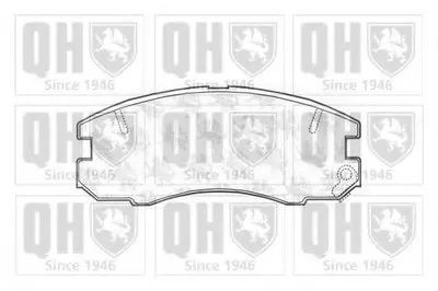 Комплект тормозных колодок, дисковый тормоз QUINTON HAZELL купить