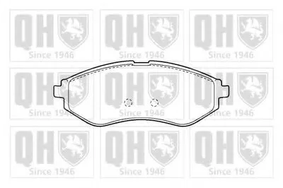 Комплект тормозных колодок, дисковый тормоз QUINTON HAZELL купить