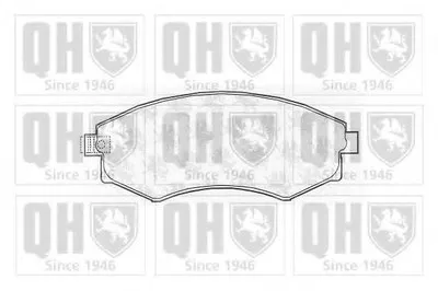 Комплект тормозных колодок, дисковый тормоз QUINTON HAZELL купить