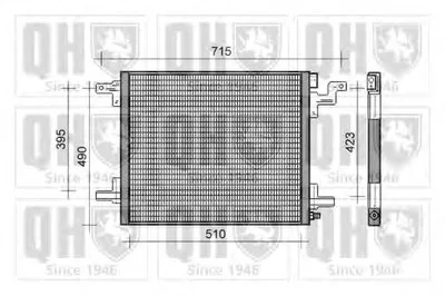 Конденсатор, кондиционер QUINTON HAZELL купить