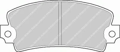 Комплект тормозных колодок, дисковый тормоз PREMIER FERODO купить