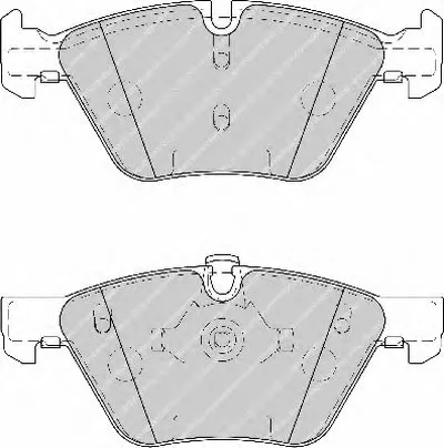 Комплект тормозных колодок, дисковый тормоз PREMIER FERODO купить