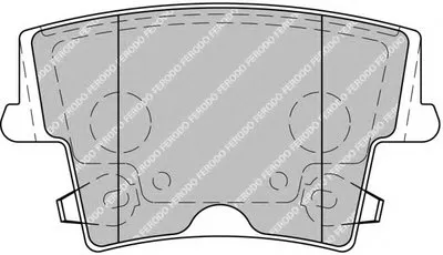 Комплект тормозных колодок, дисковый тормоз PREMIER FERODO купить