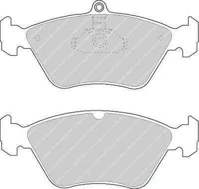 Комплект тормозных колодок, дисковый тормоз PREMIER FERODO купить