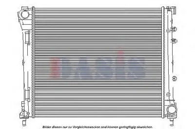 Радиатор, охлаждение двигателя AKS DASIS купить