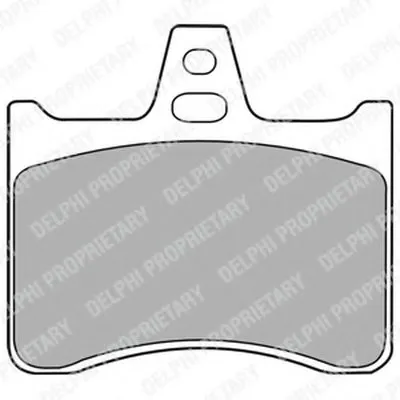 Комплект тормозных колодок, дисковый тормоз DELPHI купить