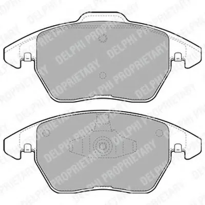 Комплект тормозных колодок, дисковый тормоз DELPHI купить