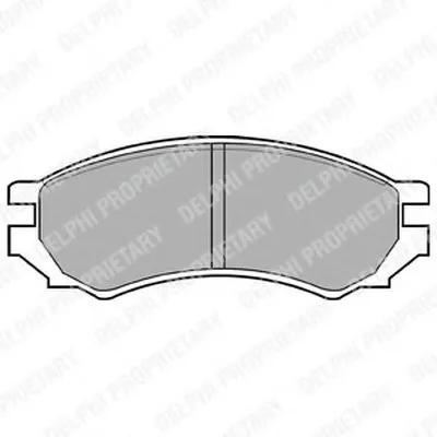 Комплект тормозных колодок, дисковый тормоз DELPHI купить