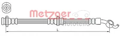 Тормозной шланг METZGER купить